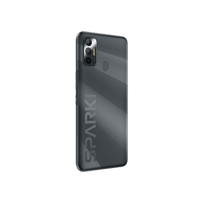 Смартфон Tecno Spark 7 (KF6n) 4/64GB NFC Magnet Black, черный