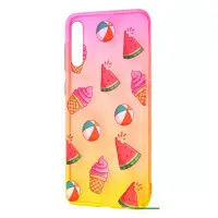 Чехол накладка Wave Sweet Samsung A307/A505 (A30s/A50) Красный/Желтый/Арбуз