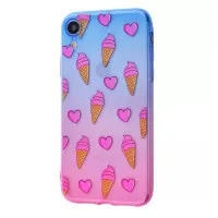 Чохол накладка Wave Sweet IPhone XR Блакитний/Рожевий/Морозиво