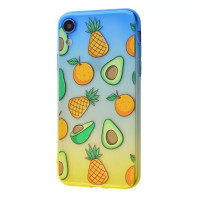 Чохол накладка Wave Sweet IPhone XR Синій/Жовтий/Авокадо Чохол накладка Wave Sweet IPhone XR Синій/Жовтий/Авокадо