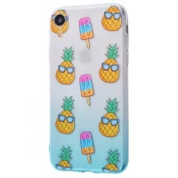 Чохол накладка Wave Sweet IPhone XR Білий/Бірюзовий/Ананас Чохол накладка Wave Sweet IPhone XR Білий/Бірюзовий/Ананас