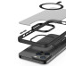 Чехол накладка Metal Buttons with MagSafe iPhone 15 Pro  Чёрная