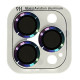 Захисне скло на камеру Metal iPhone 12 Pro Max Бузкове (Rainbow)