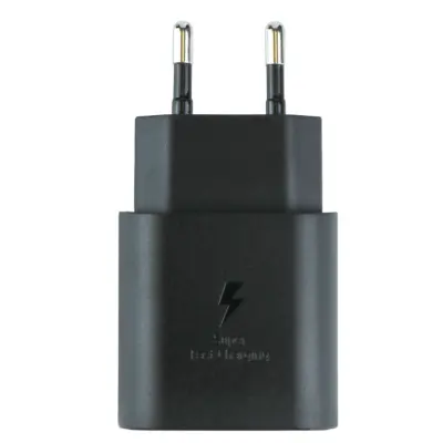 Мережевий зарядний пристрій Samsung 25W Type-C Black, Чорний Мережевий зарядний пристрій Samsung 25W Type-C Black, Чорний