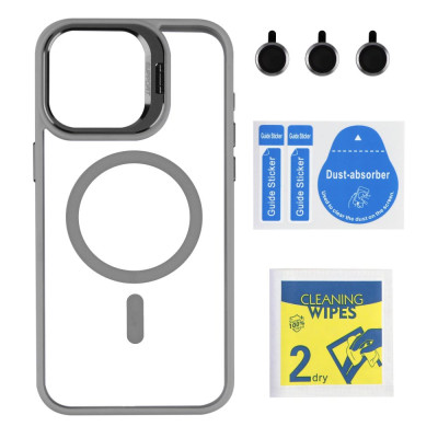 Чехол Накладка Eason iPhone 15 Pro Max Серая