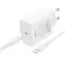 Мережевий зарядний пристрій Hoco C162A 1USB-C 40W + Type-C to Type-C Біла