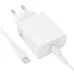 Мережевий зарядний пристрій Hoco C162A 1USB-C 40W + Type-C to Type-C Біла