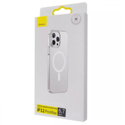 Чехол накладка Baseus Crystal MagSafe iPhone 13 Прозрачная