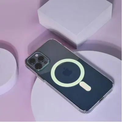 Чехол накладка Baseus Crystal MagSafe iPhone 13 Прозрачная