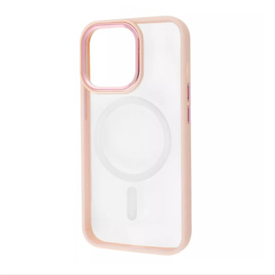Накладка WAVE Desire MagSafe iPhone 14 Рожевий Пісок