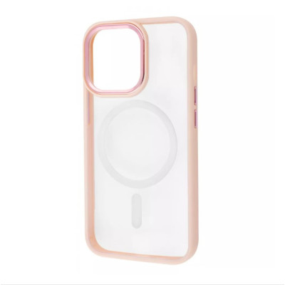 Чохол накладка WAVE Desire MagSafe iPhone 14 Рожевий Пісок