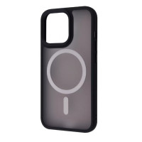 Чехол накладка WAVE Matte Colorful MagSafe iPhone 13 Pro Чёрная