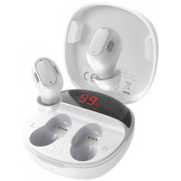 Bluetooth-навушники Baseus Encok TWS WM01 Plus White, білий