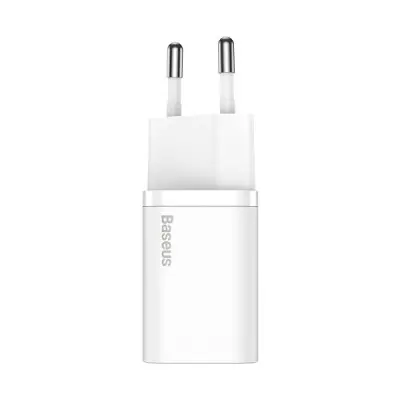 Мережевий зарядний пристрій Baseus Super Si 30W PD White, Білий