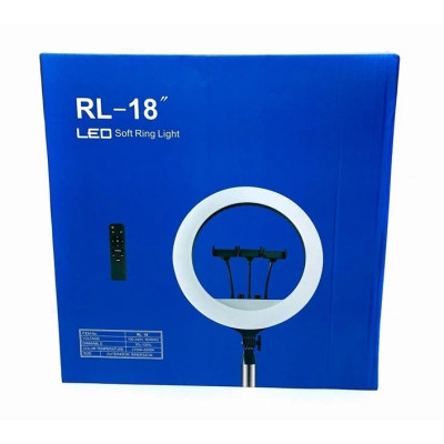 Кольцевая лампа LED 46см RL-18 (55W) HQ-18S Кольцевая лампа LED 46см RL-18 (55W) HQ-18S