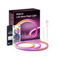 Неонова стрічка RGB  з пультом 3м