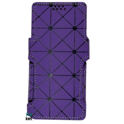 Чохол-книжка Універсальна 6.5" SC ROMB Фіолетовий