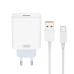 Мережевий зарядний пристрій XO L164 120W Type-C White, Білий