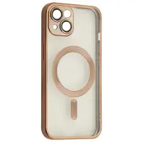 Чехол накладка Shining Camera MagSafe iPhone 15 Plus Desert Titanium