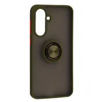 Чехол Накладка Gingle Ring Samsung A366 (A36 5G) Хаки