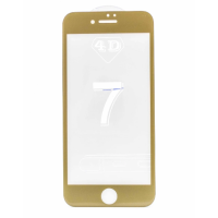 Захисне скло 4D iPhone 7+/8+ Золоте Захисне скло 4D iPhone 7+/8+ Золоте
