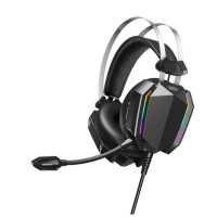 Накладні ігрові навушники-гарнітура з мікрофоном PC XO GE-07 Black, Чорні Накладні ігрові навушники-гарнітура з мікрофоном PC XO GE-07 Black, Чорні