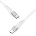 Кабель Proove Soft Silicone Type-C to Type-C 60W 1м Білий
