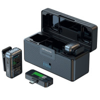 Бездротовий петличний мікрофон Proove Ripple Чорний