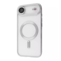 Чехол накладка Metal Matte MagSafe  iPhone 17 Air White Titanium