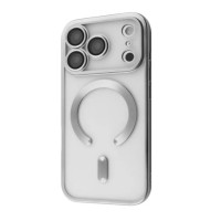 Чохол накладка Metal Matte MagSafe  iPhone 17 Pro Max White Titanium