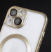 Чехол накладка Metal Matte MagSafe  iPhone 15 Pro Max Yellow