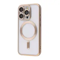 Чехол накладка Metal Matte MagSafe  iPhone 15 Pro Yellow