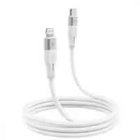 Кабель Proove Soft Silicone Type-C to Lightning 27W 1м Белый Кабель Proove Soft Silicone Type-C to Lightning 27W 1м Белый