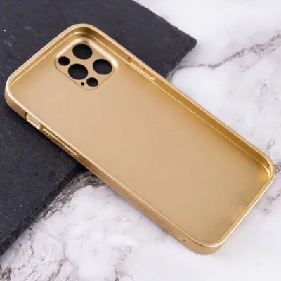 Чехол накладка Full Frosted iPhone 13 Pro Max Золотая