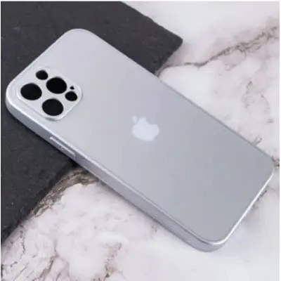 Чехол накладка Full Frosted iPhone 13 Pro Max Белая