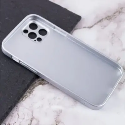 Чехол накладка Full Frosted iPhone 13 Pro Max Белая