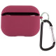 Чехол для наушников AirPods Pro Microfiber Бардовый PLum Чехол для наушников AirPods Pro Microfiber Бардовый PLum