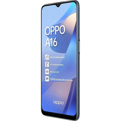 Смартфон OPPO A16 3/32 GB Black, черный