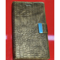 Чохол-книжка Універсальна Croco 5.0" Золота