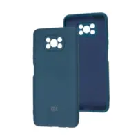 Чехол накладка HC Xiaomi Poco X3 NFC Синяя