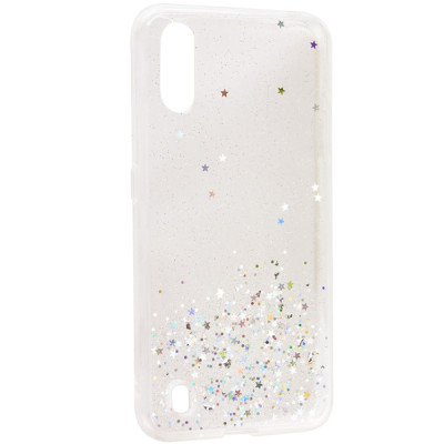 Чохол накладка Star Glitter Samsung A013 (A01) Прозора