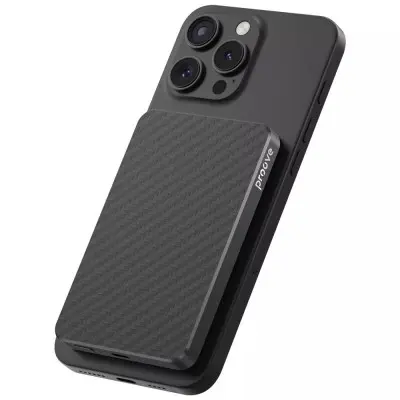 Універсальна мобільна батарея Повербанк Proove Carbon Slim 5000 mAh 20W Black