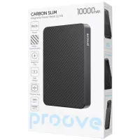 Универсальная мобильная батарея Повербанк Proove Carbon Slim 10000 mAh 22.5W Black Универсальная мобильная батарея Повербанк Proove Carbon Slim 10000 mAh 22.5W Black