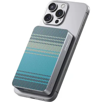 Универсальная мобильная батарея Повербанк Proove Carbon Slim 10000 mAh 22.5W Nightfall