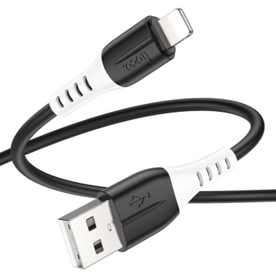 Кабель дата Hoco X82 USB Type A - Lightning 1м Чорний