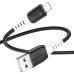 Кабель дата Hoco X82 USB Type A - Lightning 1м Чорний