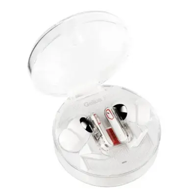 Беспроводные наушники Gelius Incredible GP-TWS033 Clear View Light Прозрачные Белые