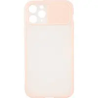 Чохол накладка Gelius Slide Camera iPhone 12/12 Pro Рожева