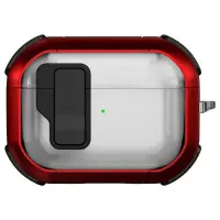 Чехол для наушников AirPods Pro 3 Locking Button Красный