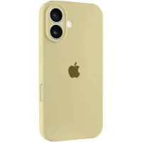Чехол накладка HC iPhone 16 Желтая Mellow Yellow Full
